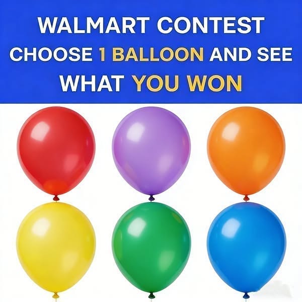 Six colorful balloons arranged in two rows